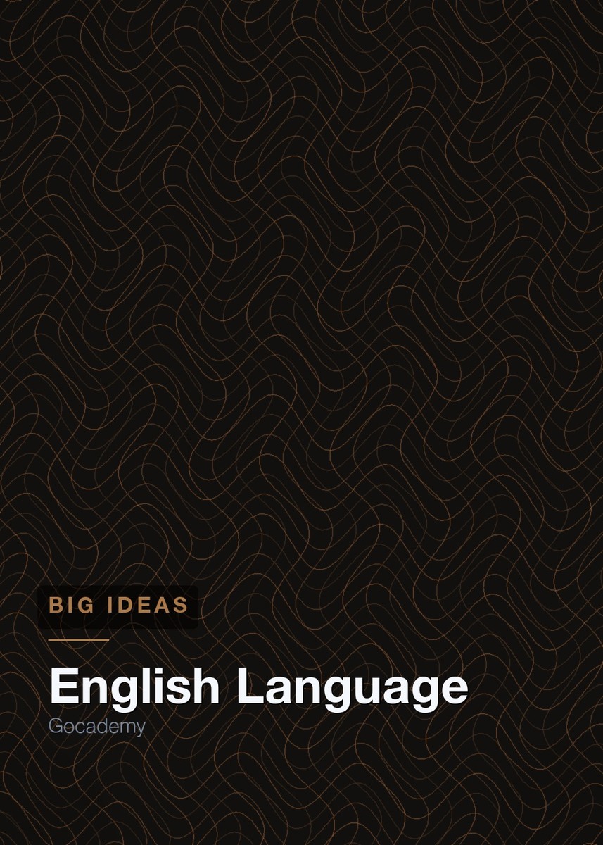 English Language: Big Ideas